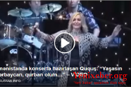 Ermənistanda konsertə hazırlaşan Ququş: