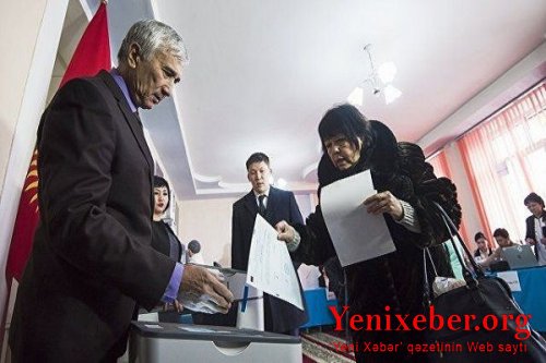Qırğızıstanda prezident seçkiləri keçirilir