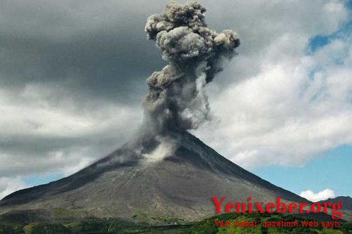Balidə güclü vulkan: