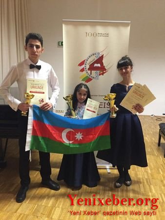 Gənc pianoçularımız Beynəlxalq müsabiqədə uğur qazanıblar