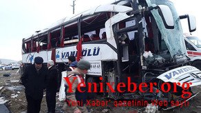 Türkiyədə avtobus aşıb,