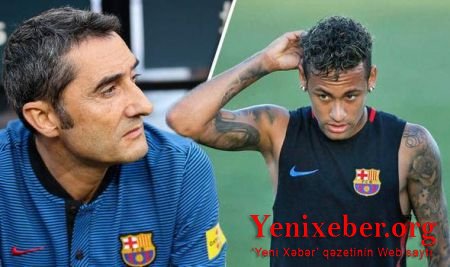 "Barselona"nın baş məşqçisindən Neymar açıqlaması