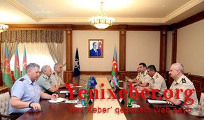 Zakir Həsənov NATO generalları ilə görüşüb