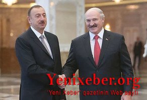 Lukaşenko İlham Əliyevə təbrik məktubu ünvanlayıb