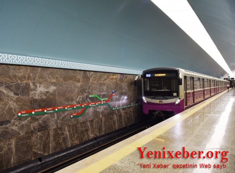 Bakı metrosunda gündəlik sərnişin axını -