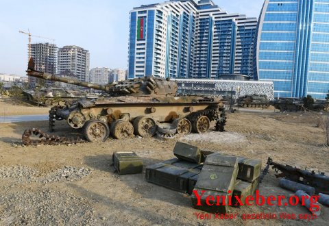 Парк военных трофеев в Баку:
