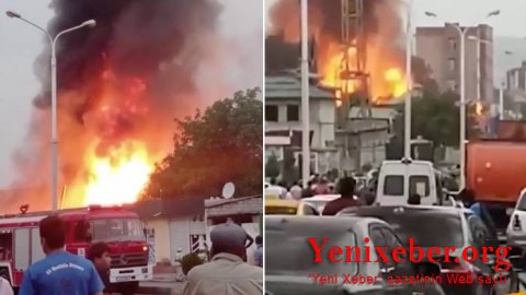 На АЗС в Душанбе произошел взрыв