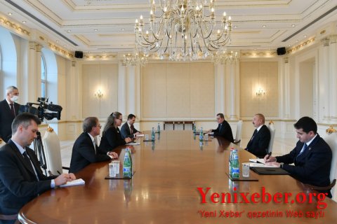 Президент Ильхам Алиев принял заместителя помощника госсекретаря США-
