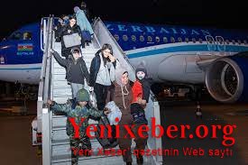 В Баку доставлены эвакуированные из Украины 168 граждан Азербайджана