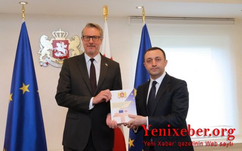 Ираклий Гарибашвили представил первую часть запроса Грузии на членство в ЕС