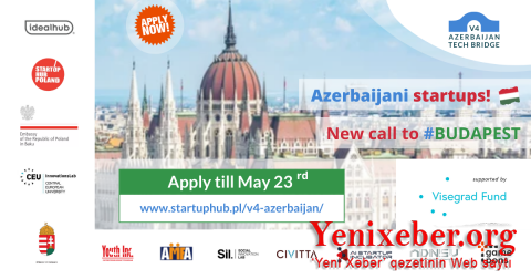 V4ATB зовет стартапы Азербайджана подавать заявки в будапештский этап программы и приглашает сообщество на онлайн Demo Day в Праге.