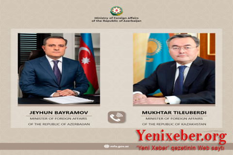 Главы МИД Азербайджана и Казахстана провели телефонный разговор