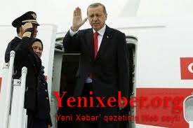 Эрдоган прибыл в Азербайджан с рабочим визитом