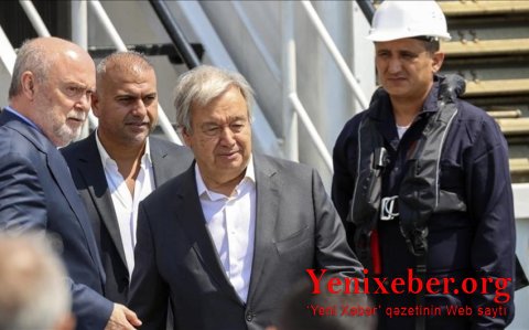 Генсек ООН Гутерриш принял участие в инспекции в стамбульском порту