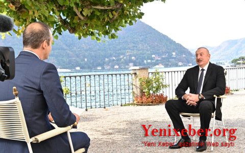 Президент Азербайджана дал интервью итальянской газете