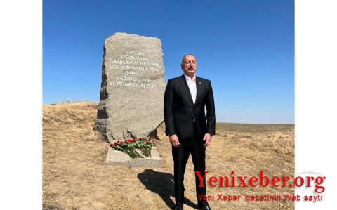 Президент Ильхам Алиев отправился в Физули