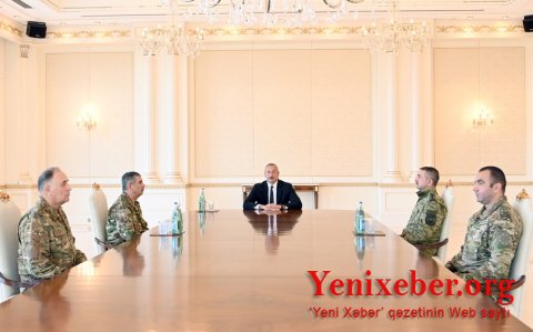 Президент, Верховный главнокомандующий Ильхам Алиев провёл оперативное совещание с участием руководства ВС