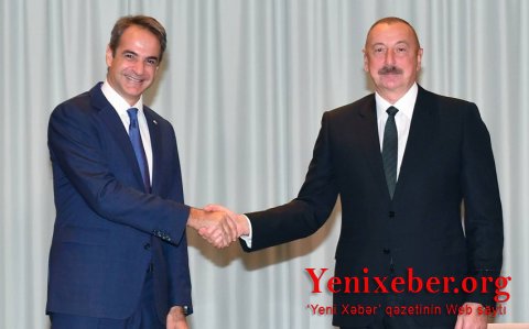 Президент Азербайджана встретился в Софии с премьер-министром Греции