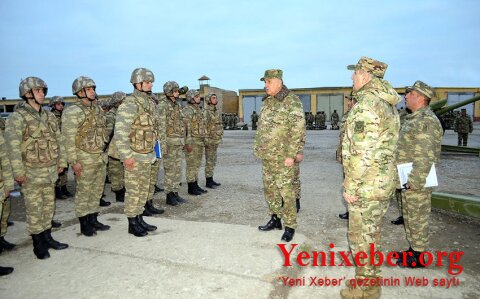 Начальник Генерального штаба проверил боеготовность ряда воинских частей