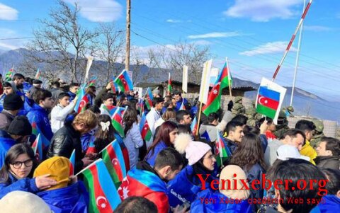 Акция протеста на дороге Ханкенди-Лачын продолжается 26-й день