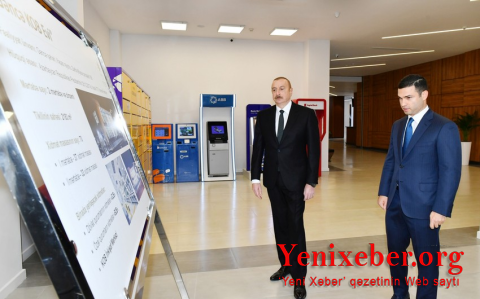 Президент Ильхам Алиев принял участие в открытии "Бакинского дома МСБ"