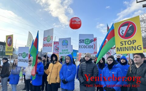 Акция протеста на дороге Ханкенди-Лачын продолжается 46-й день