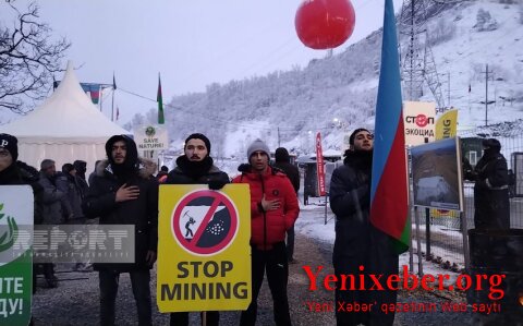 Акция протеста на дороге Ханкенди-Лачын продолжается 32-й день