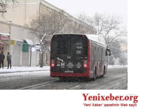 Завтра в Баку ожидается снег и гололед