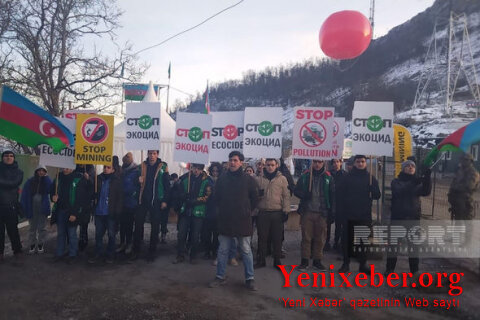 Акция протеста на дороге Ханкенди-Лачын продолжается уже 36-й день