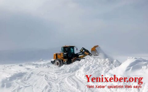 В прошлом месяце в Кяльбаджаре, Лачыне и Дашкесане от снега очищено почти 3600 км дорог  -