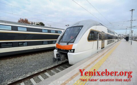 На маршруте Баку-Агстафа начинаются пассажирские перевозки высокоскоростным поездом
