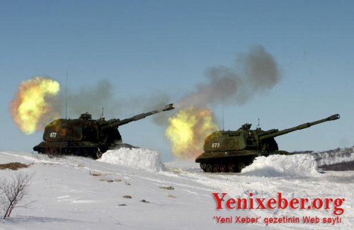 Rus artilleriyası hazır vəziyyətə gətirildi