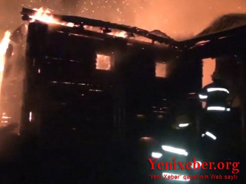 Ziya Məmmədovun evi yandı