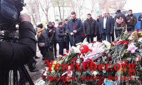 Moskva azərbaycanlıları Kemerovoda yanğın nəticəsində həlak olanların xatirəsini yad edib O