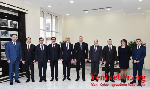 Prezident Bakı Şəhər Statistika İdarəsinin inzibati binasının açılışında iştirak edib -