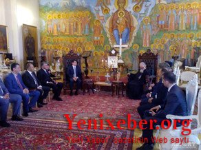 Fuad Muradov Gürcüstan katolikosu II İlya ilə görüşüb