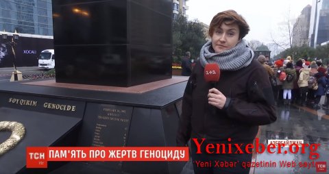 Ukrayna telekanalı Xocalı soyqırımı haqqında süjet yayımladı