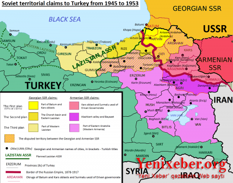 SSRİ-nin Türkiyəyə qarşı ərazi iddiaları-