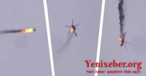 Türkiyə rus helikopterini vurdu —