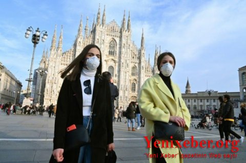 İtaliyada koronavirusa yoluxma azalır