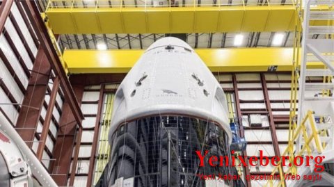 SpaceX şirkəti Crew Dragon kosmik gəmisini iki astronavtla birlikdə kosmosa göndərir -