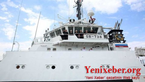 Rusiya hərbi gəmiləri Bakı limanını tərk edib-