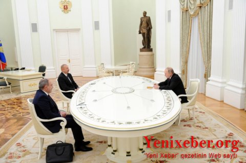 İlham Əliyev, Paşinyan və Putin bəyanat imzaladılar - 