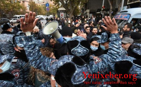 Ermənistanda yenə də aksiya keçirilir