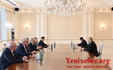 Prezident Türkiyə parlamentinin nümayəndə heyətini qəbul edib-