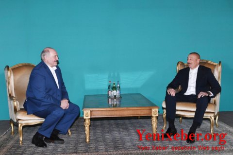 İlham Əliyev ilə Lukaşenkonun qeyri-rəsmi görüşü olub-