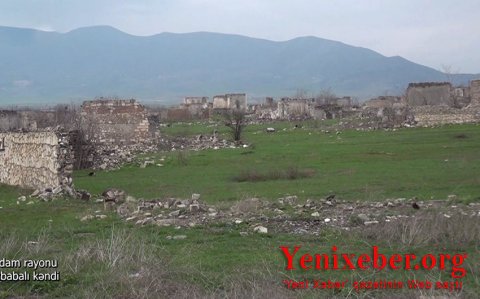 Ağdam rayonunun Şıxbabalı kəndindən vgörüntülər-