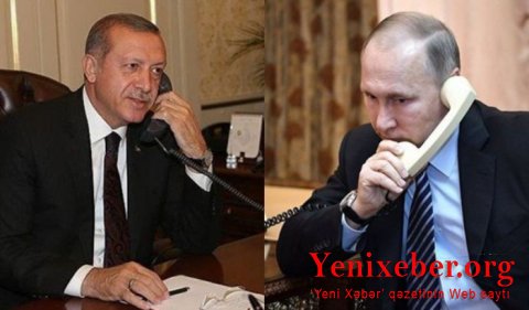 Ərdoğan Putinlə Qəzzada baş verənləri müzakirə edib