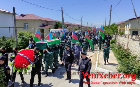 Şəhid gizirimiz Qubada dəfn edilib -