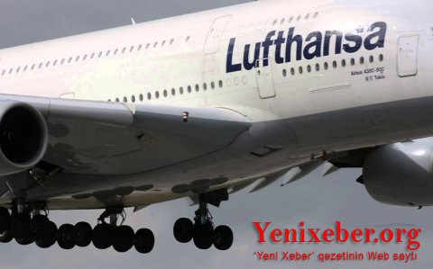 "Lufthansa" uçuşları qismən dayandırır-